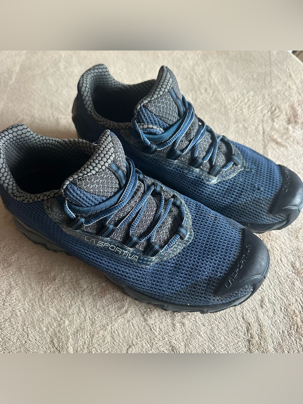 La Sportiva Wild Cat Trail Running Hiking Shoes Men's US 10 Blue Ankle Height